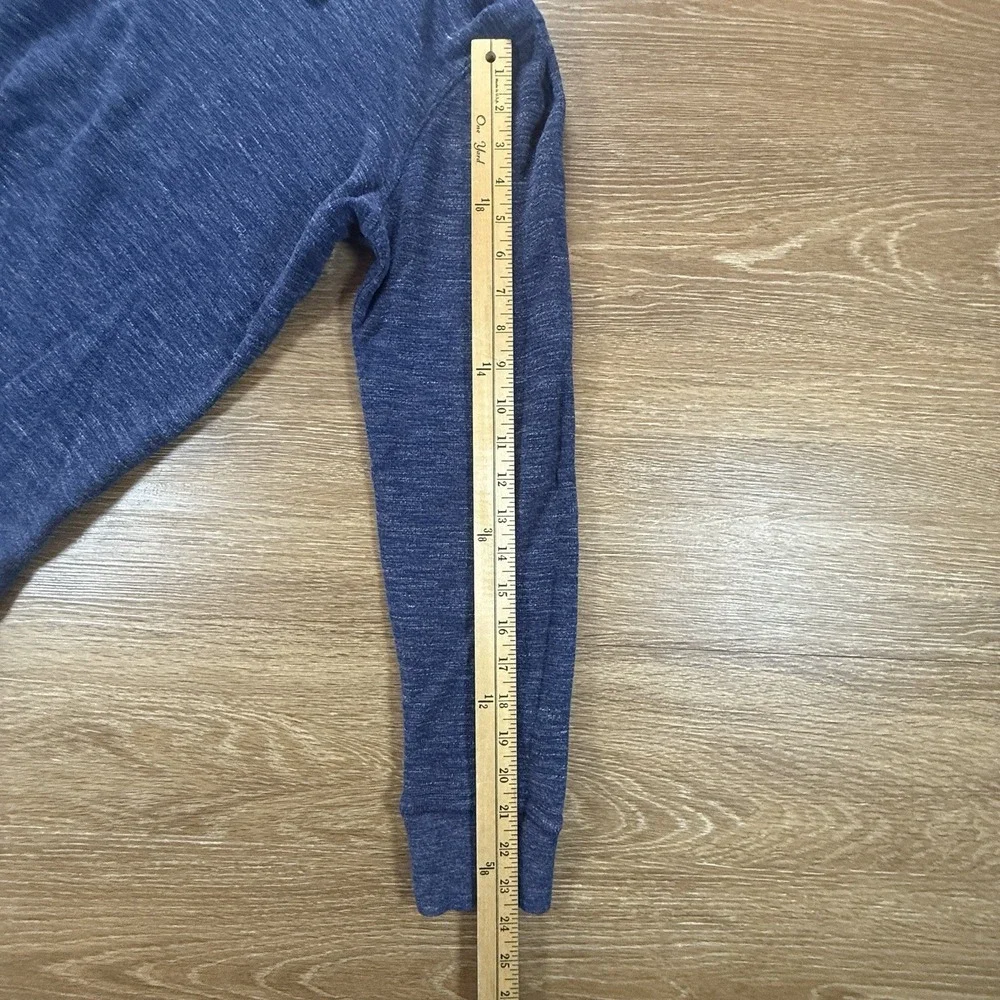 Banana Republic Men's M Pima Cotton Hoodie Blue Lightweight Pullover Minimalist